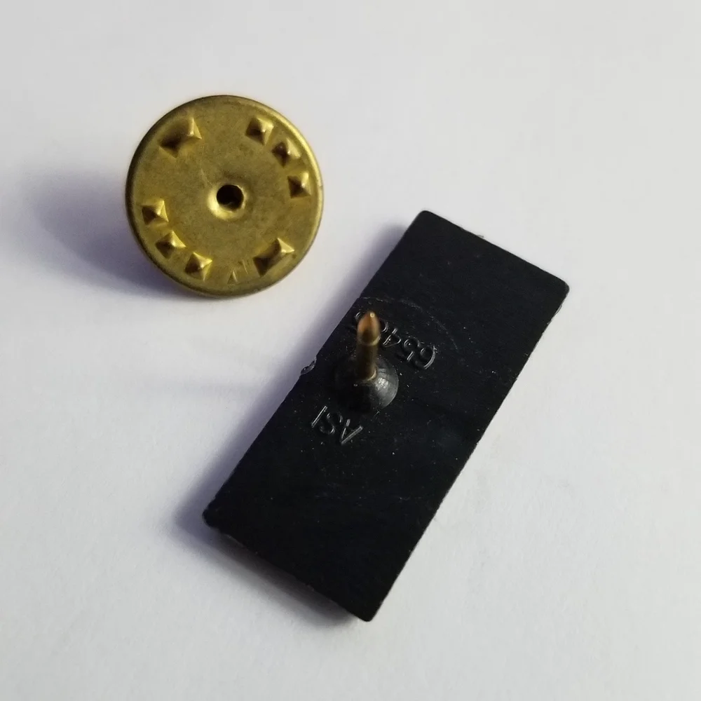 Vintage R/S Body Co. Inc lapel pin brooch brown gold Godwin truck Allen KY